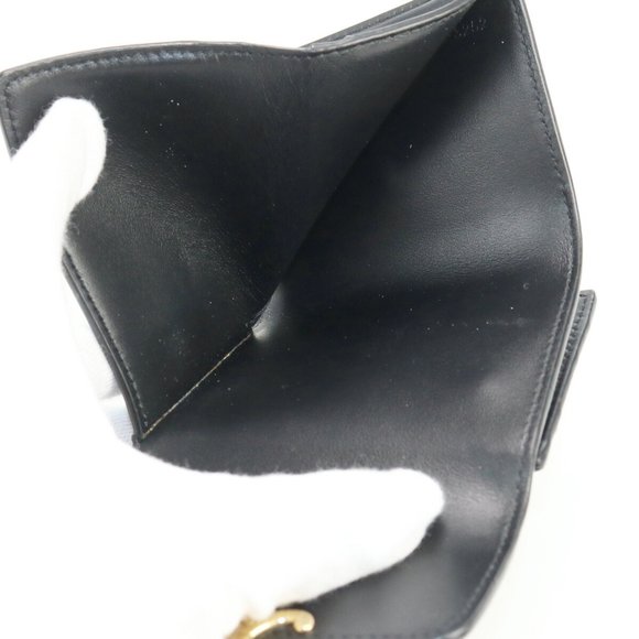 CELINE Celine with coin purse Triomphe 10I65 3DPV 38NO tri-fold wallet calf l... - Picture 4 of 10